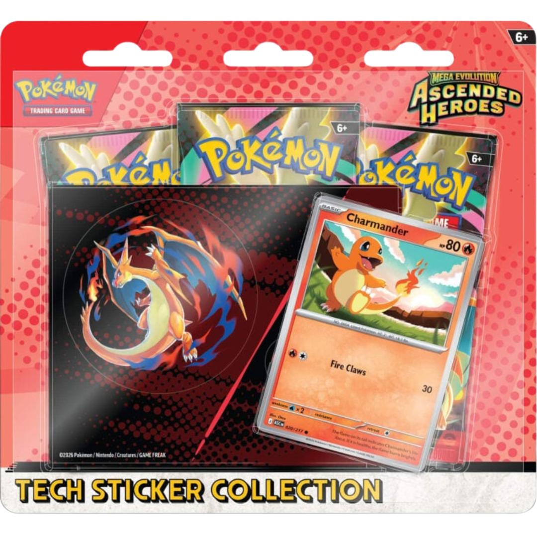 Pokemon - Mega Entwicklung 2.5 - Erhabene Helden - Tech Sticker Kollektion (Glumanda) DE (Kopie)