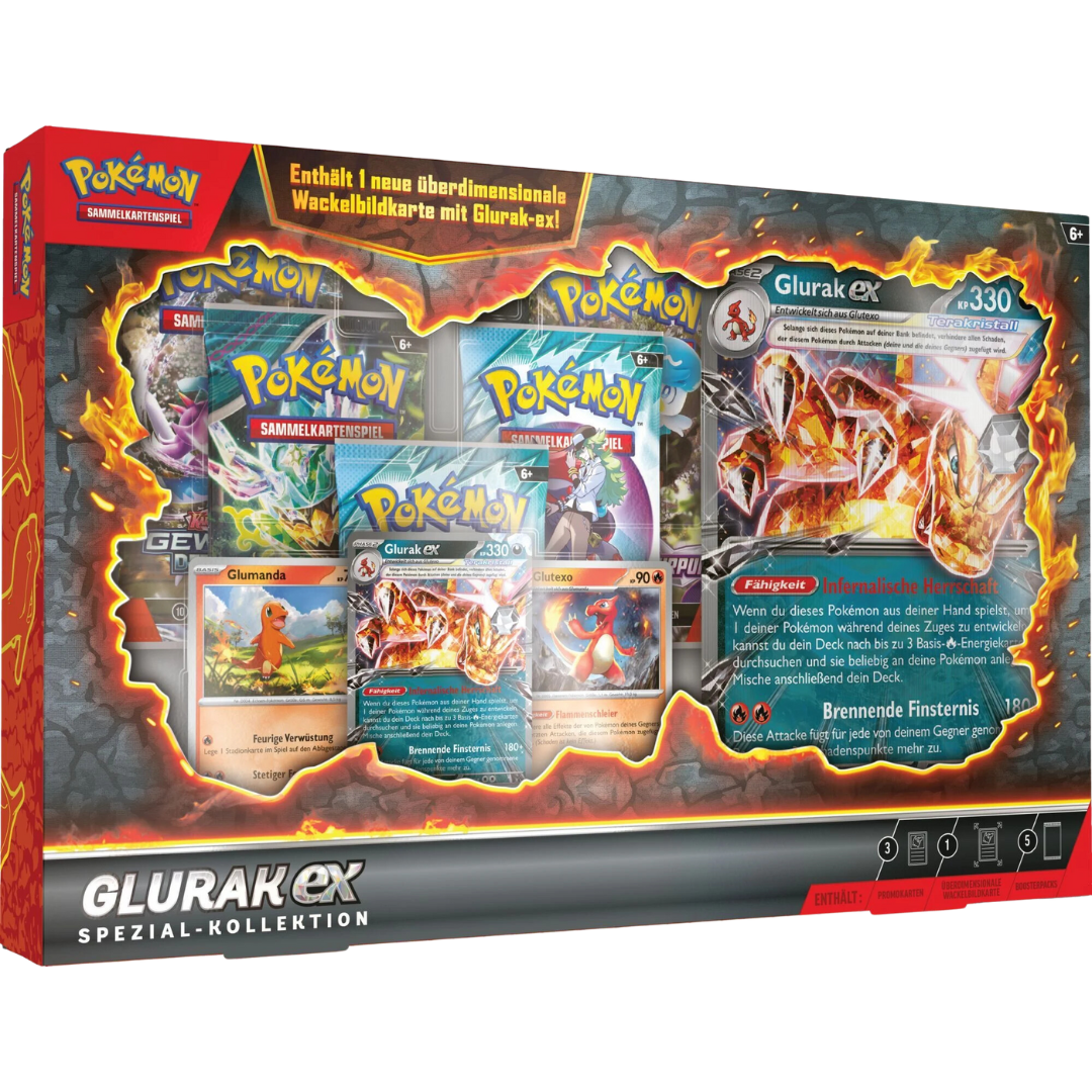Pokemon - Karmesin & Purpur 9 - Reisegefährten - Glurak EX Spezial Kollektion