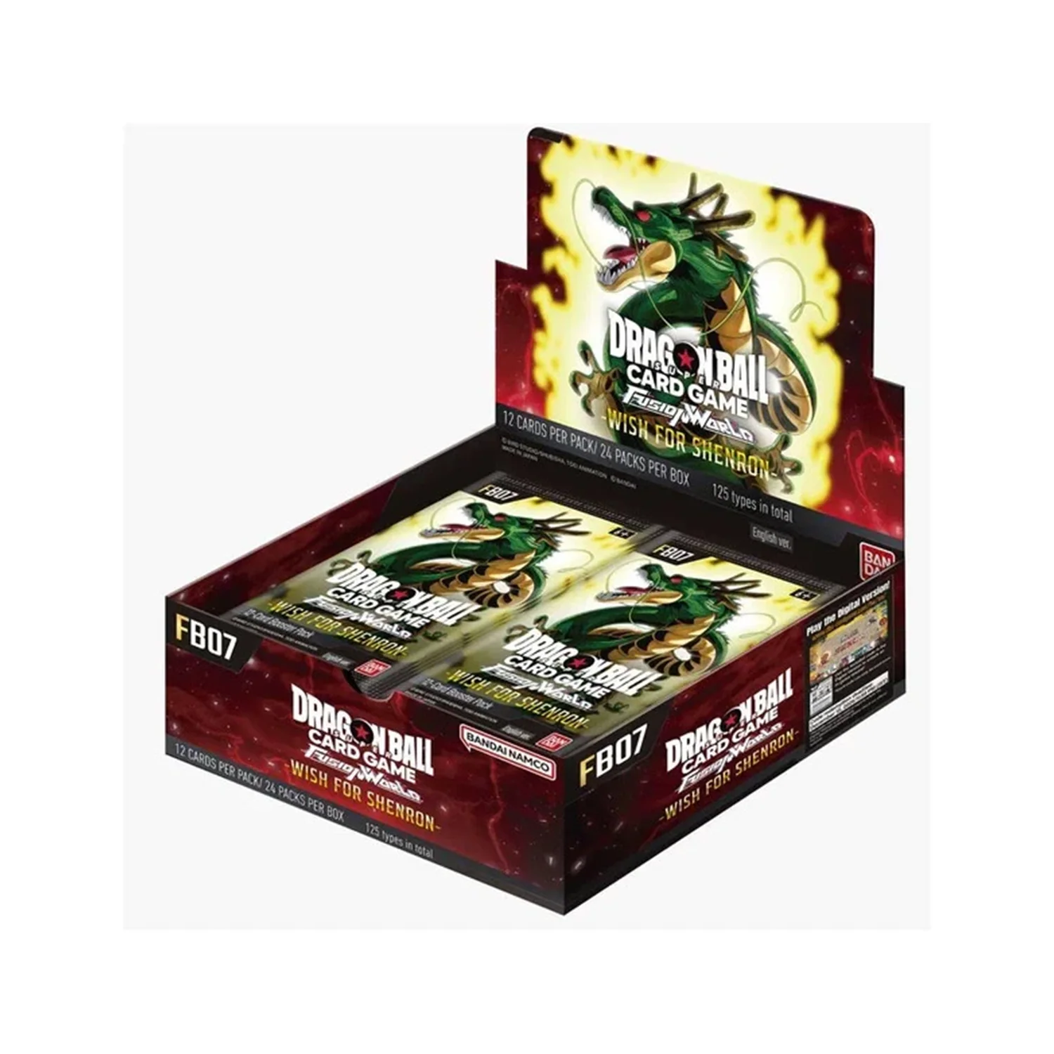 Dragonball - Fusion World FB07 - Wish for Shenron- Booster Display (24 Packs) - EN