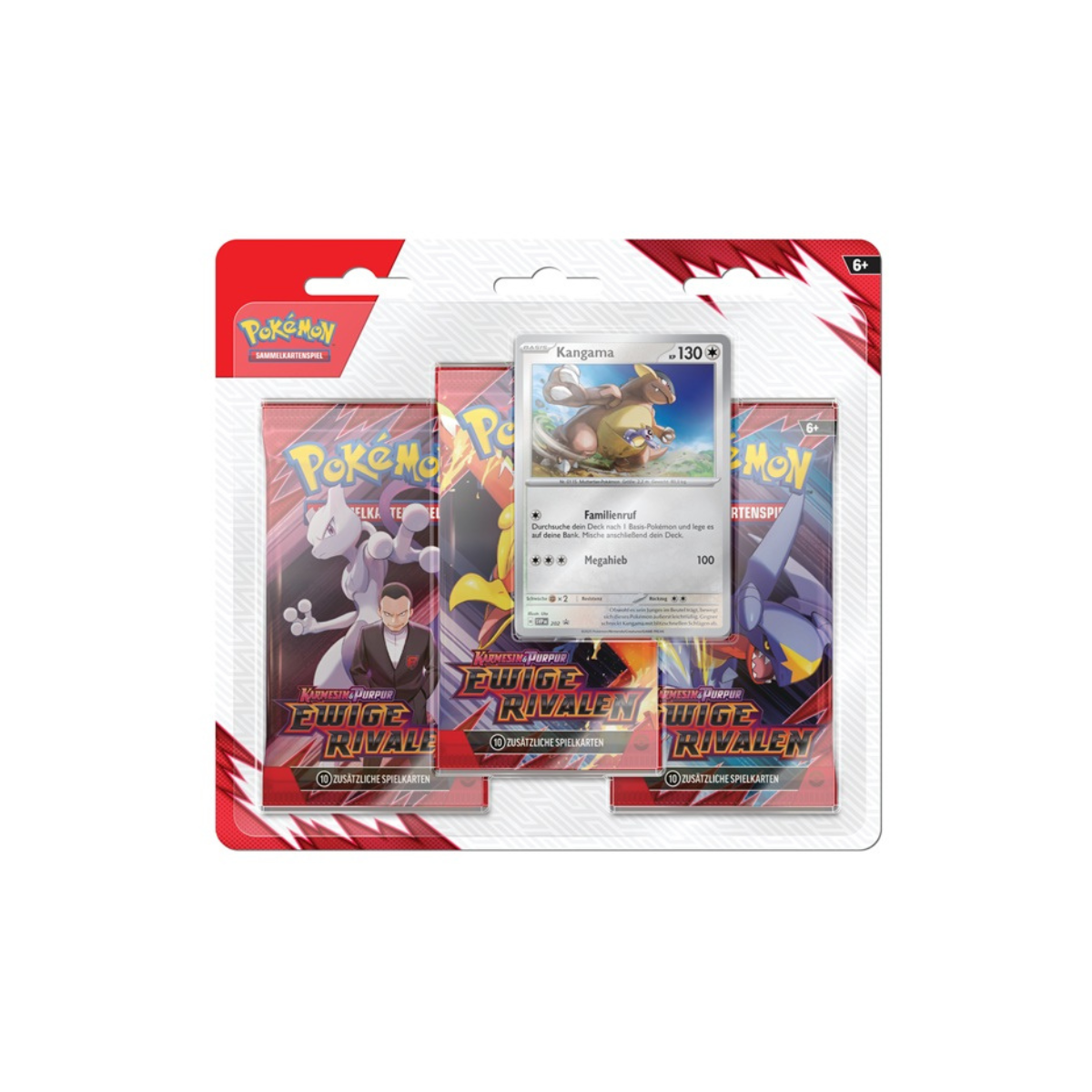 Pokemon - Karmesin & Purpur 10 - Ewige Rivalen - 3er Blister Zebritz DE