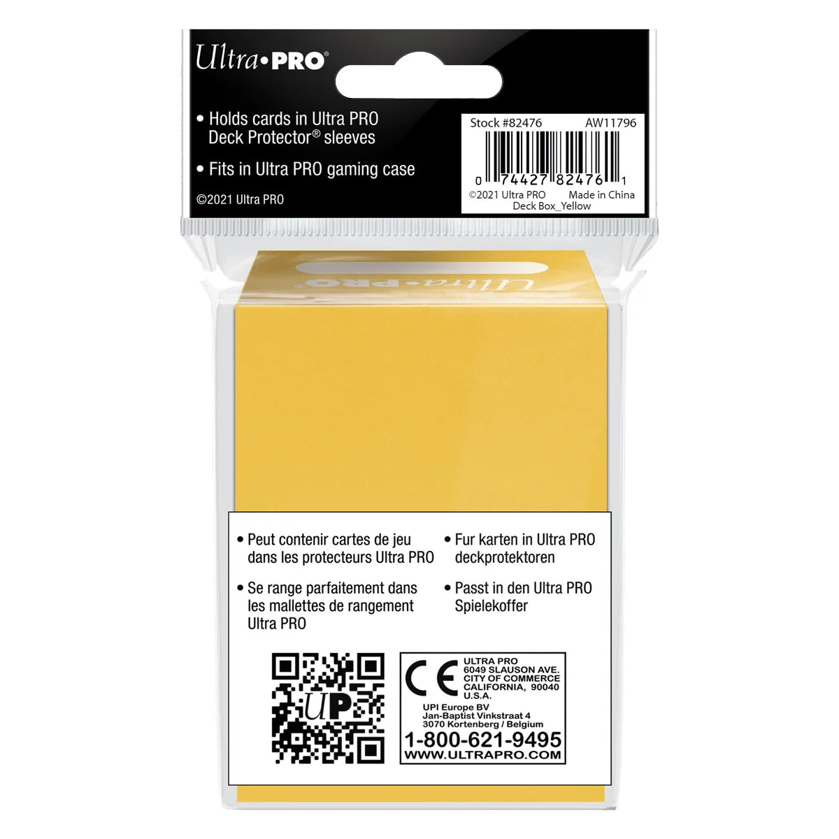 Ultra Pro - PRO 80+ck Box: Yellow