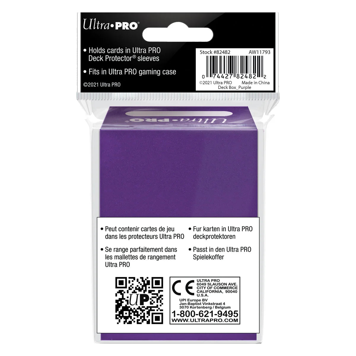 Ultra Pro - PRO 80+ck Box: Purple