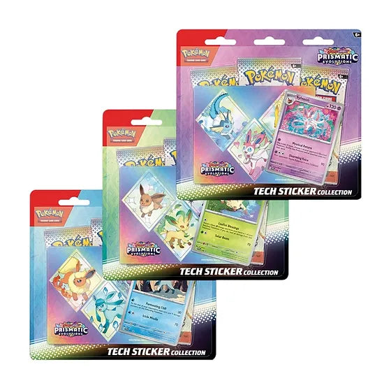 Pokemon - Karmesin & Purpur 8.5 - Prismatische Entwicklungen - Tech Sticker Kollektion DE