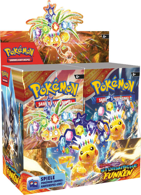 Pokemon Karmesin & Purpur 8 - Stürmische Funken - Display (36 Booster)- DE