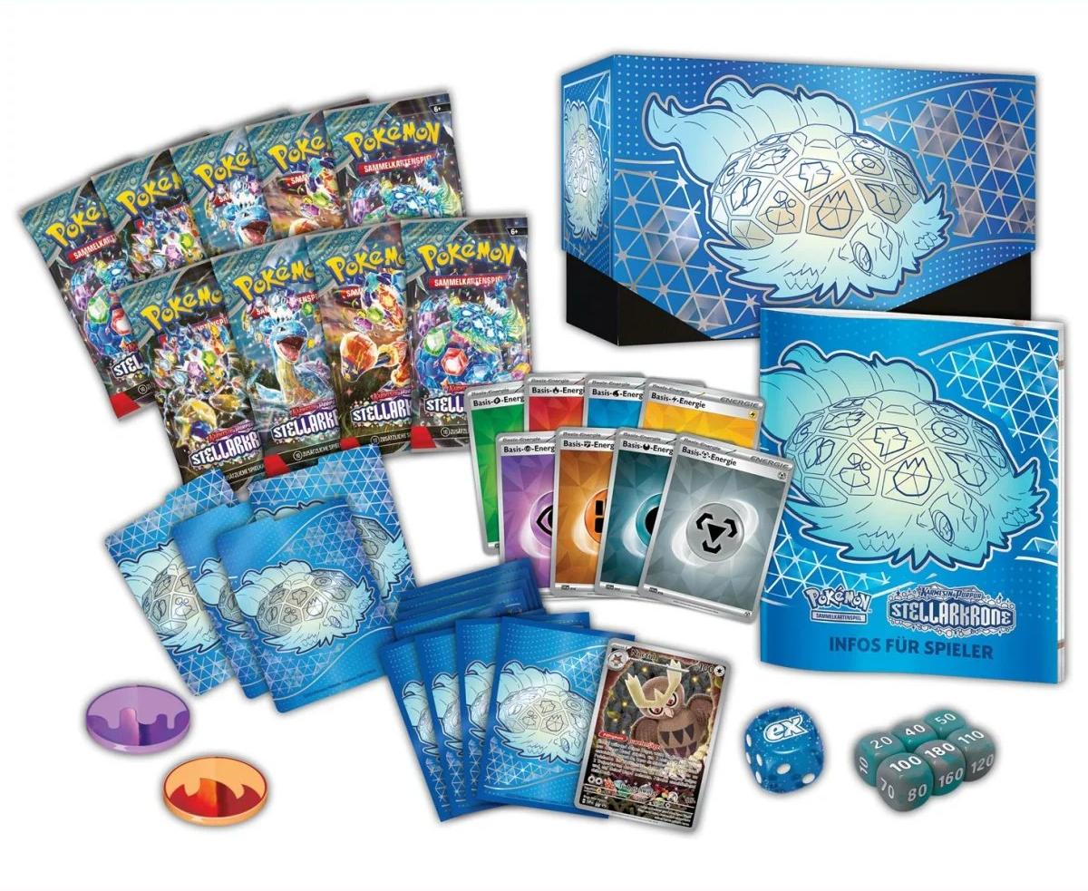 Pokemon Karmesin & Purpur 7 - Stellarkrone - Top Trainer Box - DE