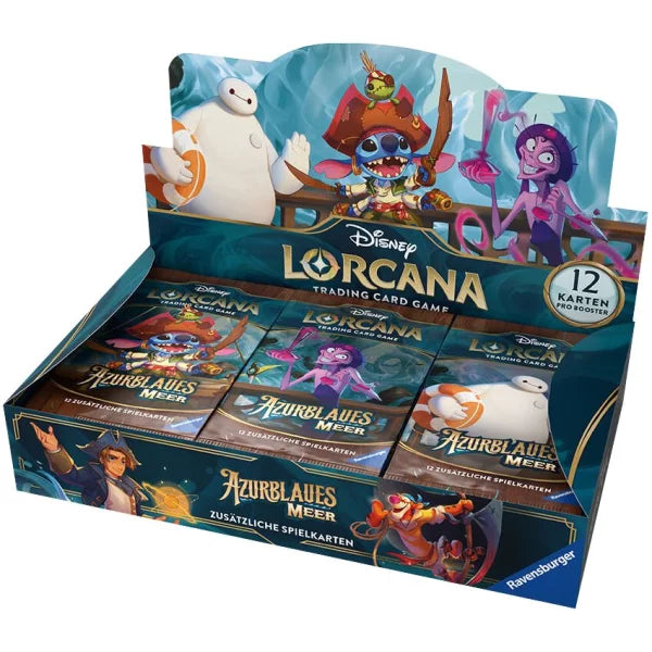 Disney Lorcana 6: Azurblaues Meer - Booster Box DE