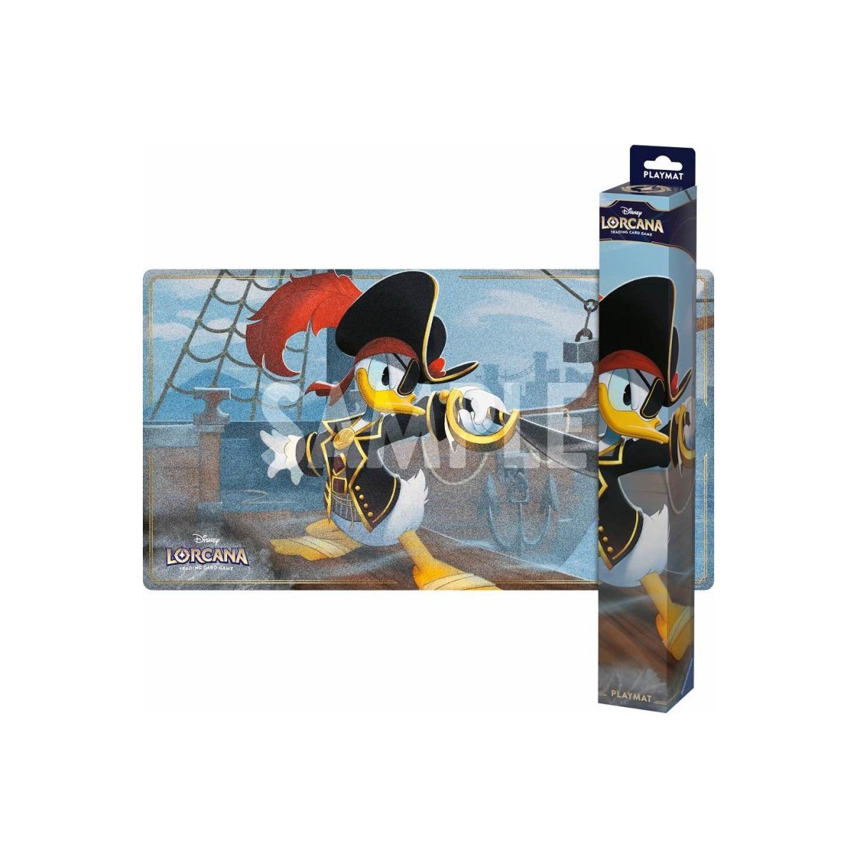 Disney Lorcana 6: Azurblaues Meer - Spielmatte Donald Duck Freibeuter