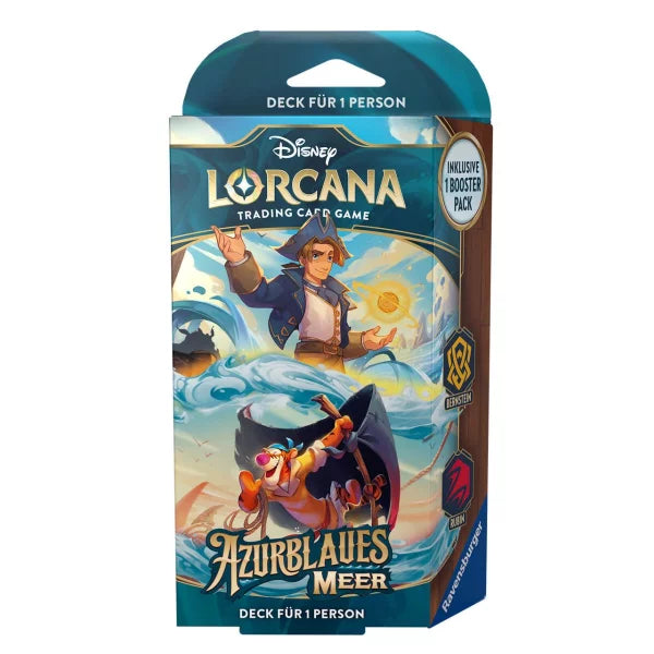 Disney Lorcana 6: Azurblaues Meer - Starter Deck Bernstein und Rubin DE