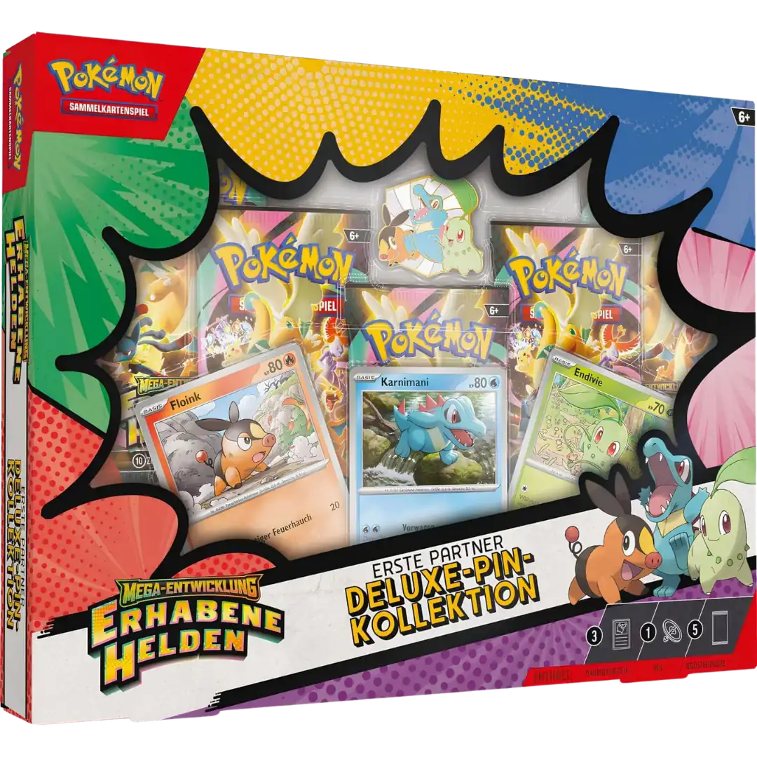 Pokemon - Mega Entwicklung 2.5 - Erhabene Helden - Deluxe Pin Kollektion DE