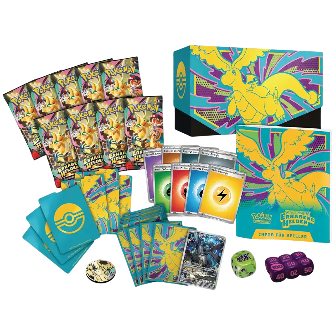 Pokemon - Mega Entwicklung 2.5 - Erhabene Helden - Top Trainer Box DE