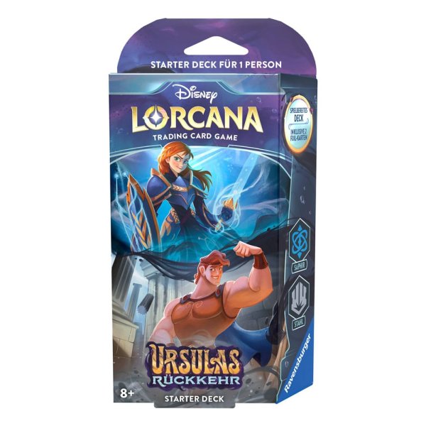 Disney Lorcana 4: Ursulas Rückkehr - Starter Deck Saphir und Stahl