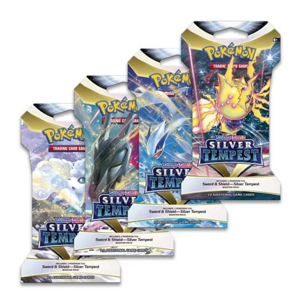 Pokemon Schwert & Schild Silberne Sturmwinde Sleeved Booster Pack (Englisch)